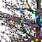 5ft. Pre-Lit Frosted Berry Twig Artificial Christmas Tree with Multicolored LED Lights
